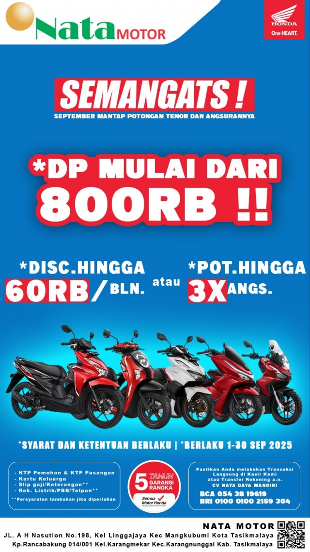SEMANGATS! - September Mantap Potongan dan Angsurannya