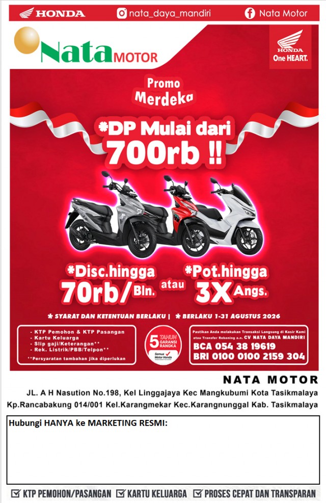 MERDEKA - Meriah Dengan Diskon Angsuran
